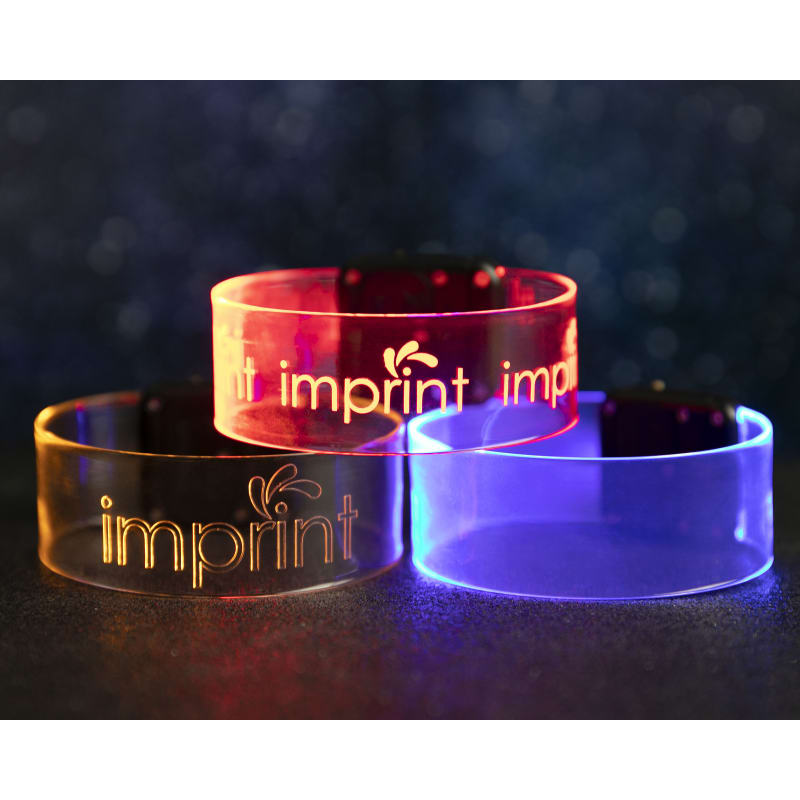 Custom Printed LED Magnetic Wristband Bracelet 2
