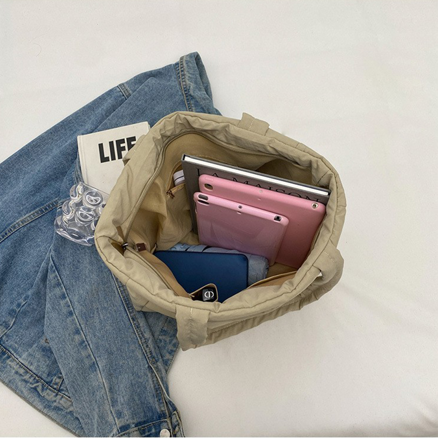 Soft Cloud One Shoulder Tote Bag 7