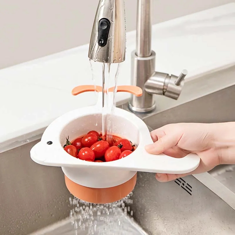 Cute Whale Kitchen Sink Drain Basket Filter 5