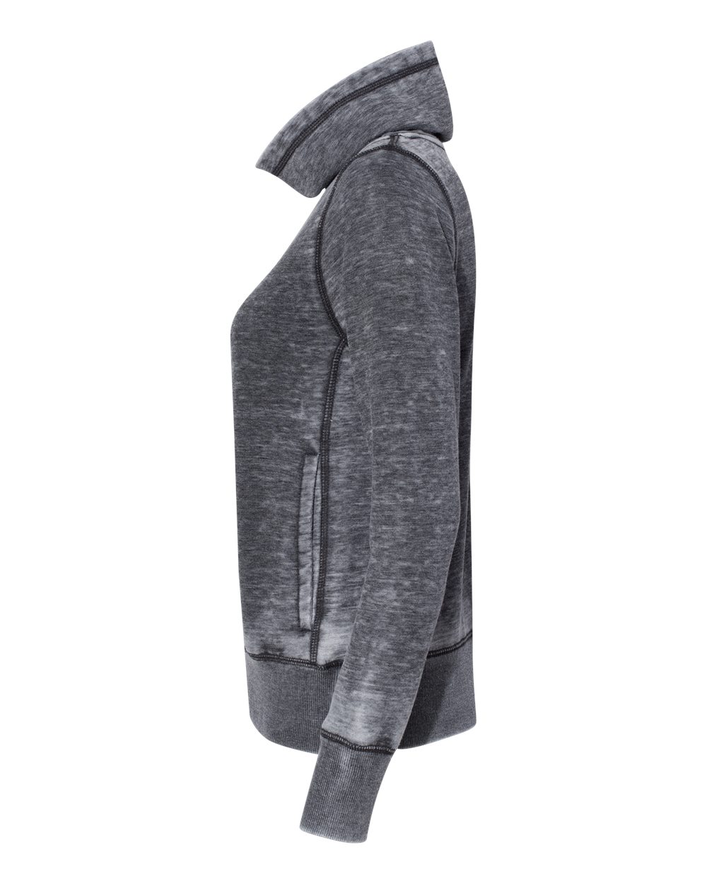 Women's Zen Fleece Cowl Neck Sweatshirt - 8930 19