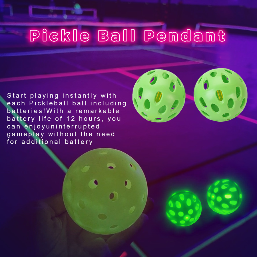 Pickleball Keyring w/ Battery