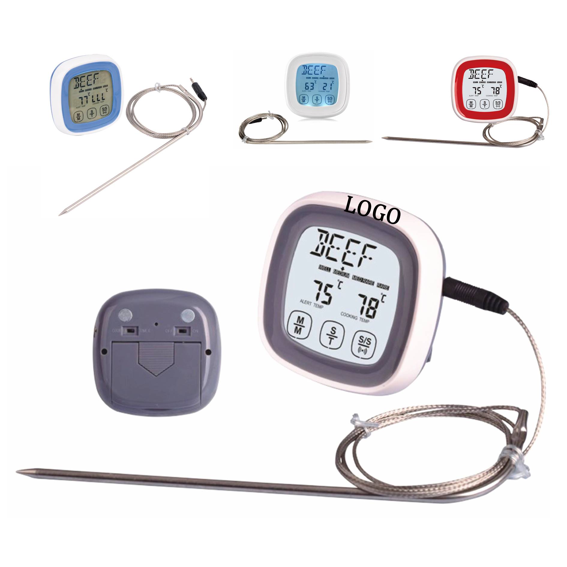 Digital Touchscreen Meat Food Thermometer 3