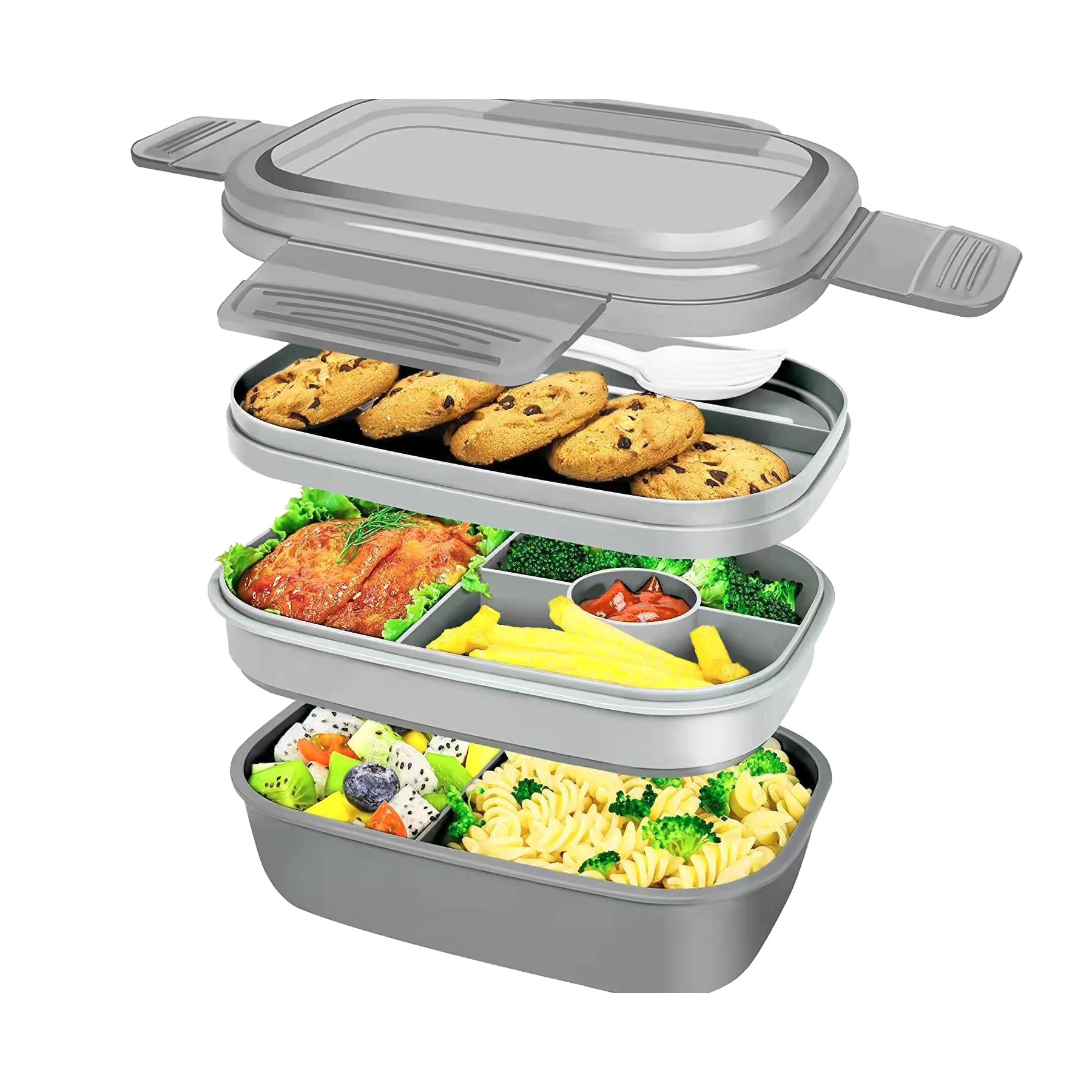 Multilayer Lunchbox Can Be Microwaved 1
