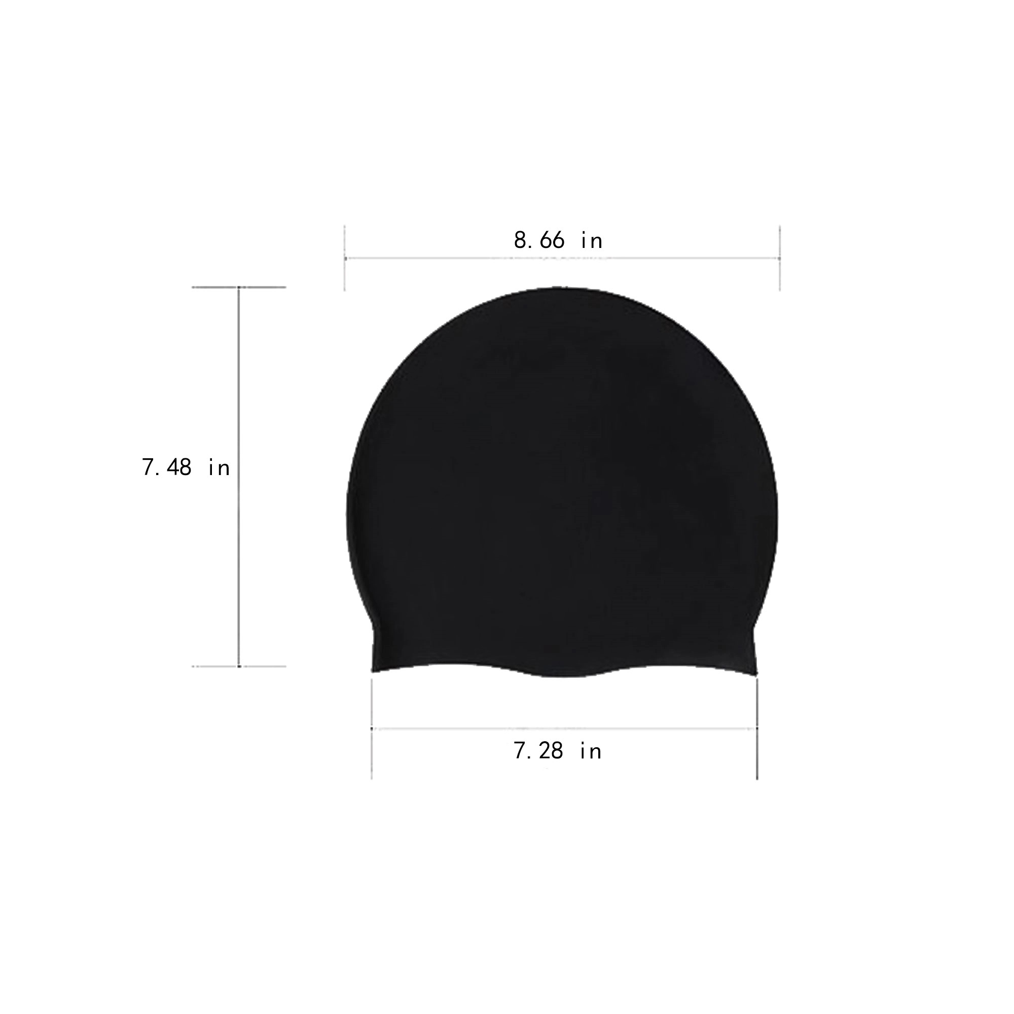 Silicone Unisex Swim Cap MOQ 100 5