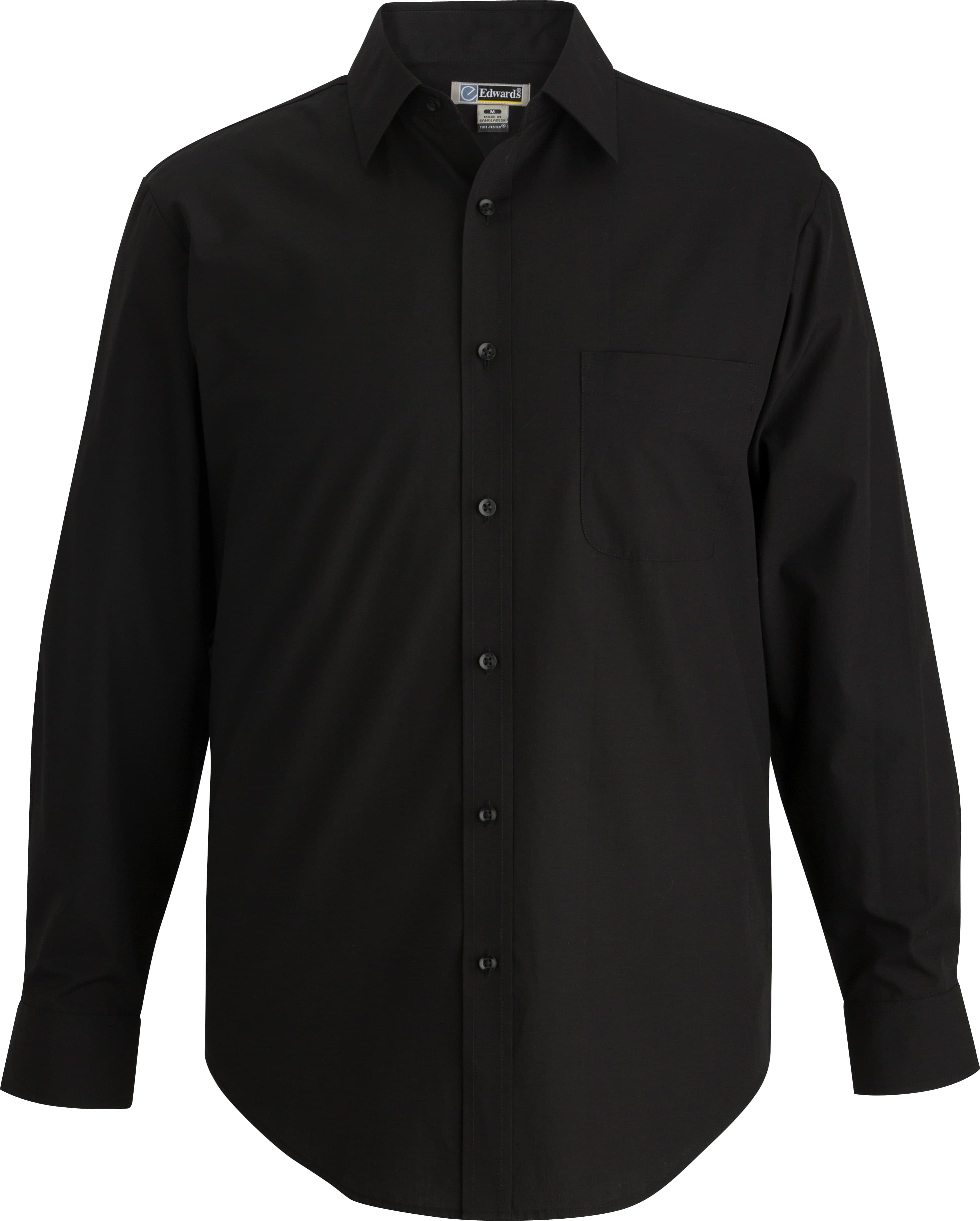Essential Broadcloth Long Sleeve Mens Shirt