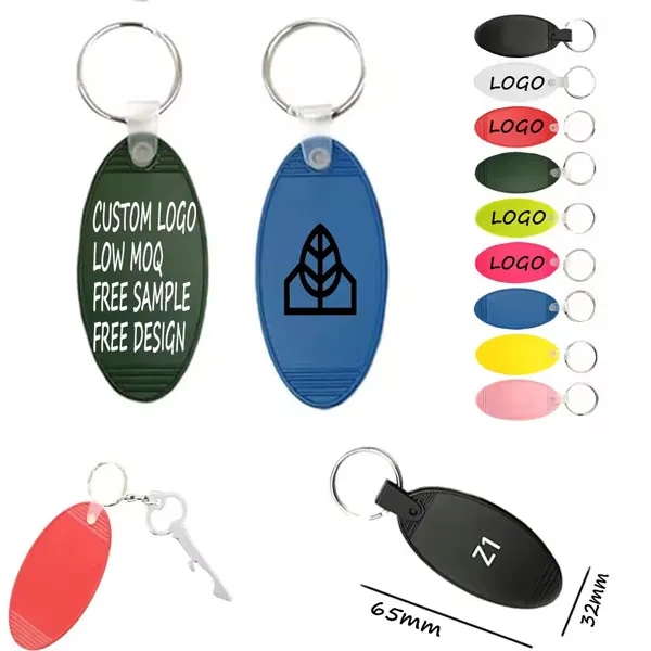 Retro Vintage Motel Hotel Keychain 5