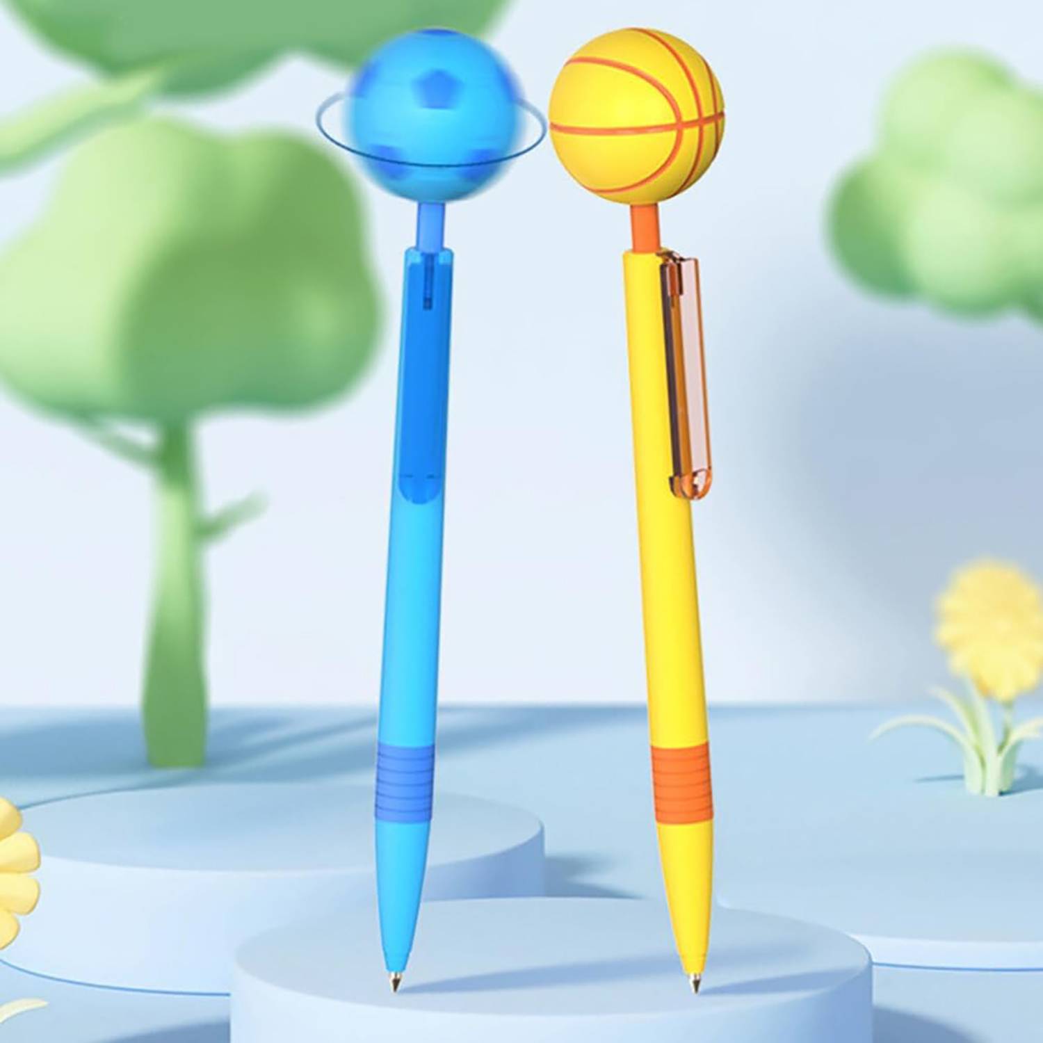 School Fun Soccer Pen With Retractable Feature 5