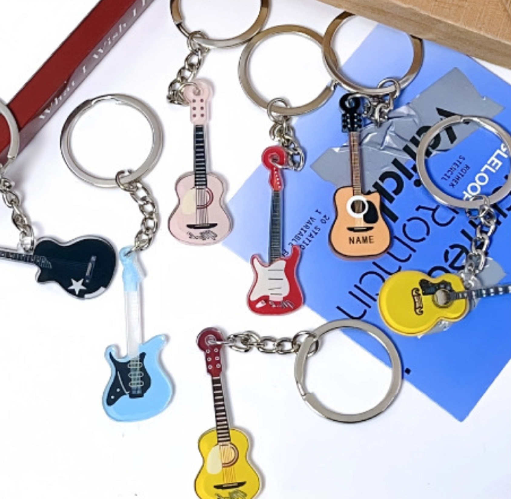 Custom Logo and Shape Acrylic Keychain 2