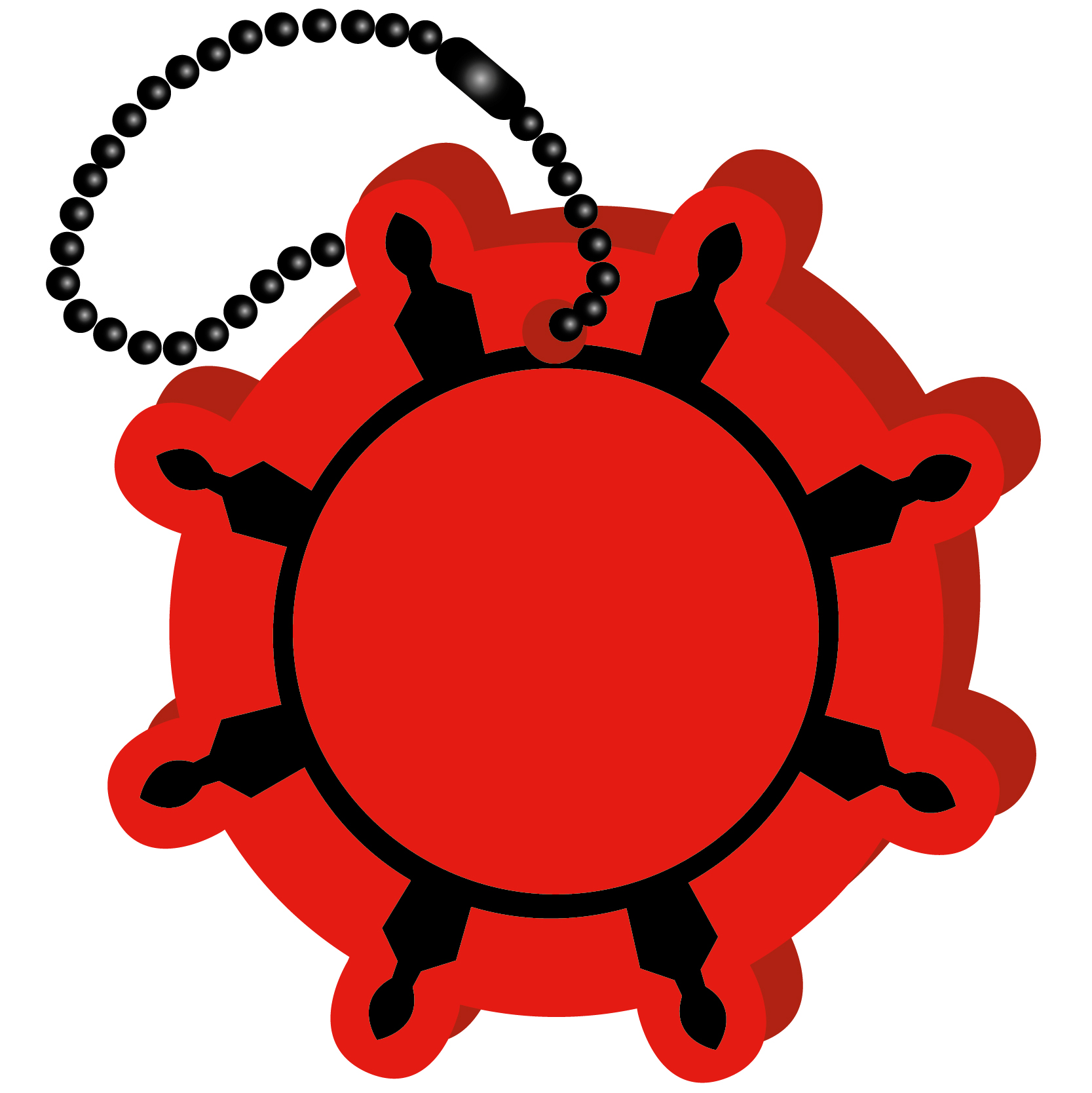 Ships Wheel Key Tag 18