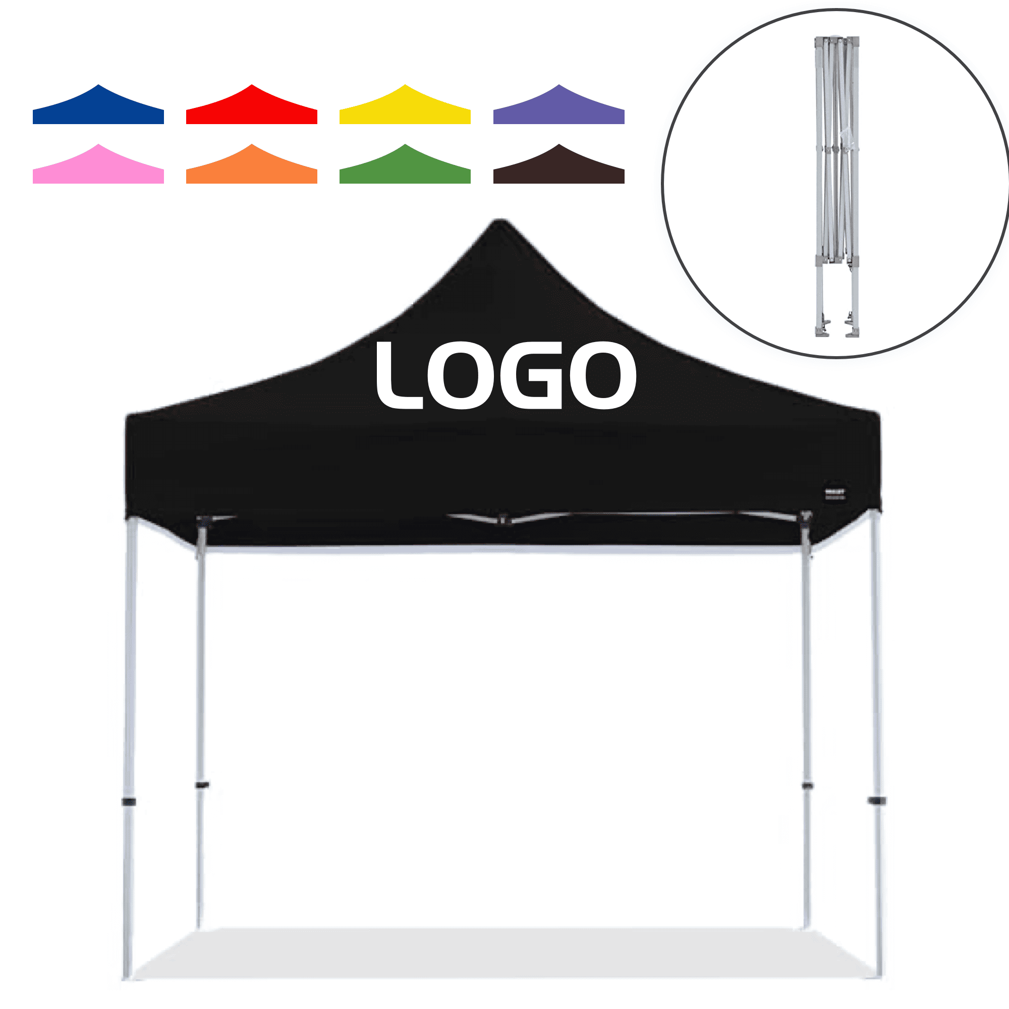 Thick Frame Retractable Outdoor Advertising Gazebo 3