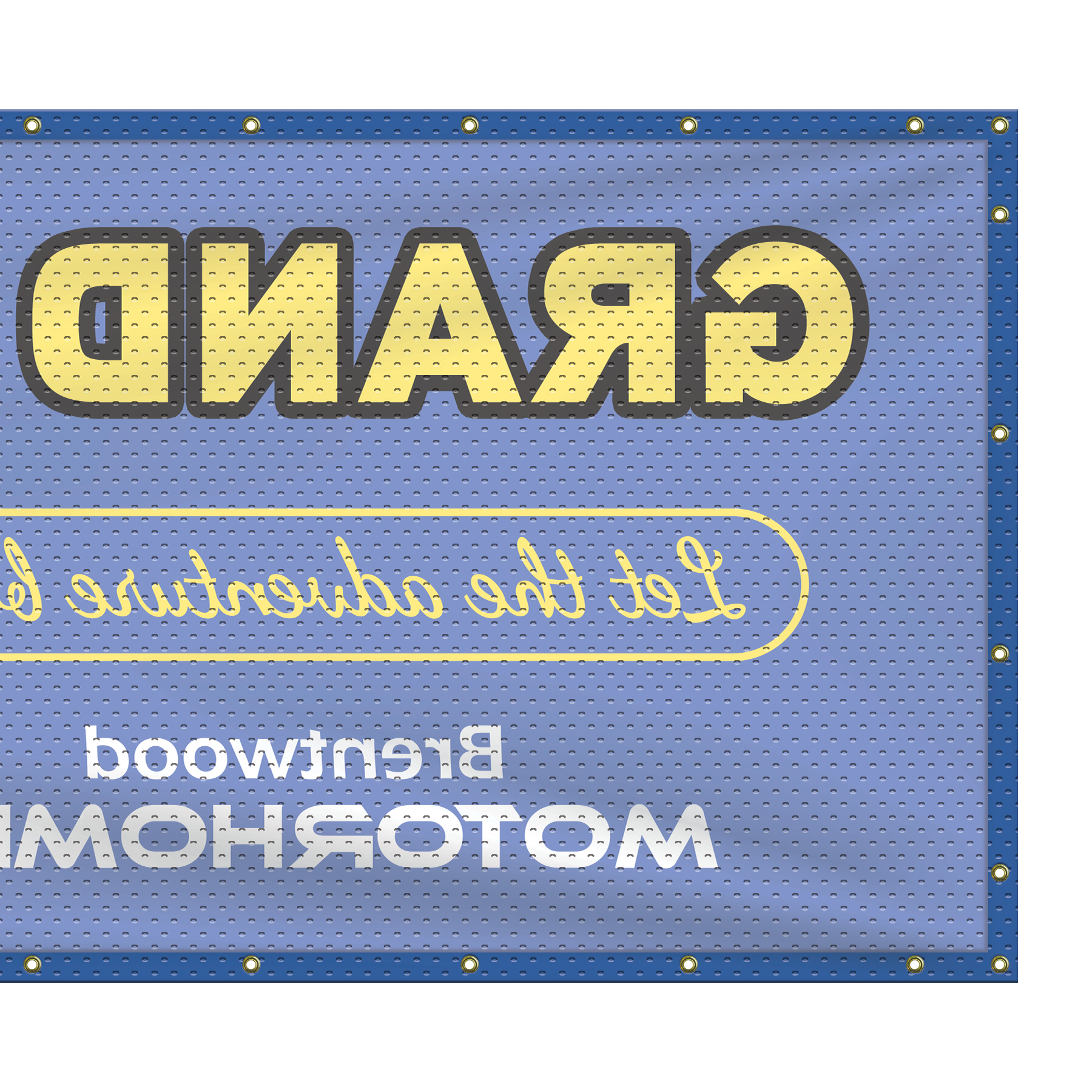 4' x 12' Polyester Mesh Banner 12