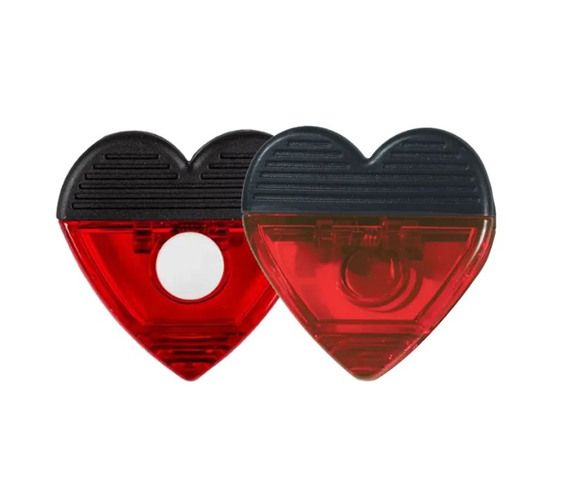 Heart Shaped Fridge Magnetic Memo Holder Clip, promotional clip with logo imprint 2
