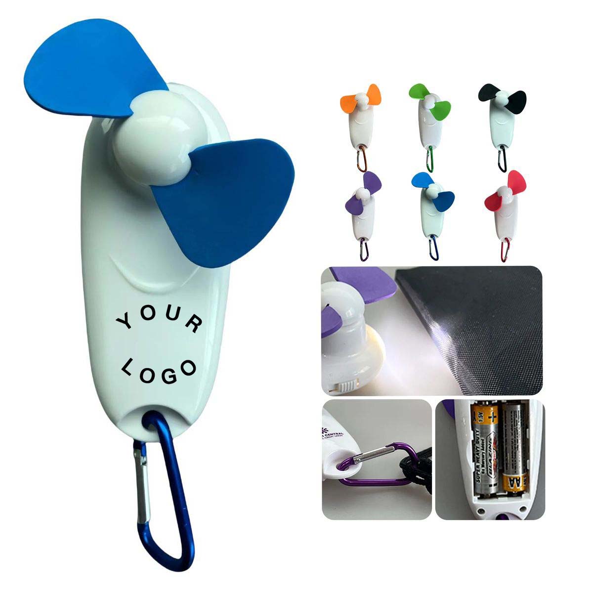 Compact Handheld Fan with Built In Light 6