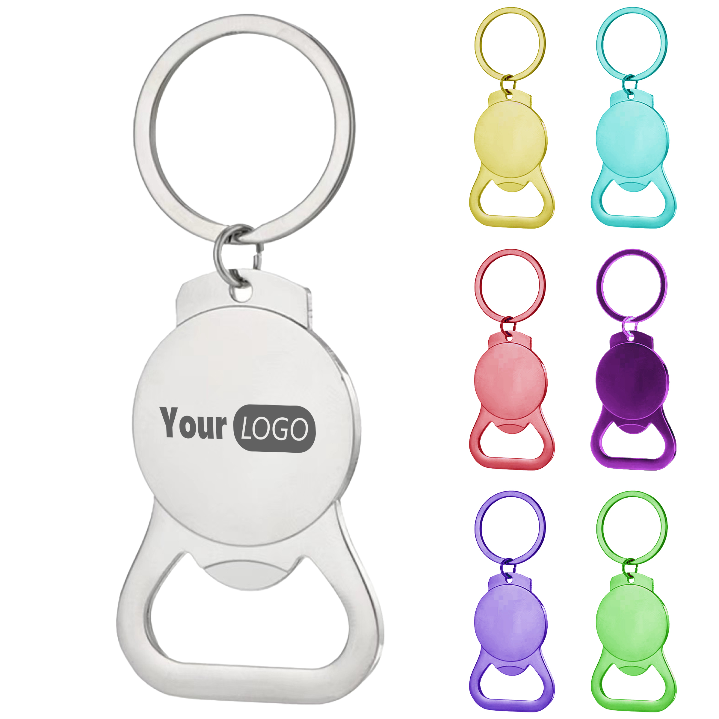 Stainless Steel Personalized Creative Keychain Bottle Opener 2
