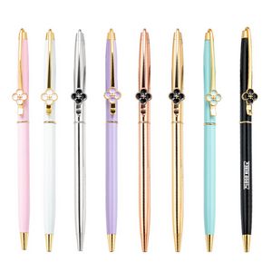 Clover Flower Clip Metal Pen 6