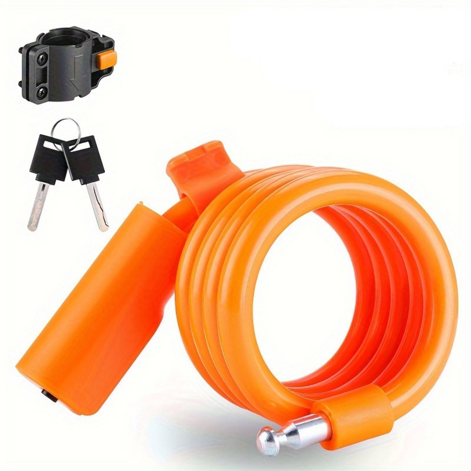 Portable Anti Theft PVC Bike Cable Lock 6