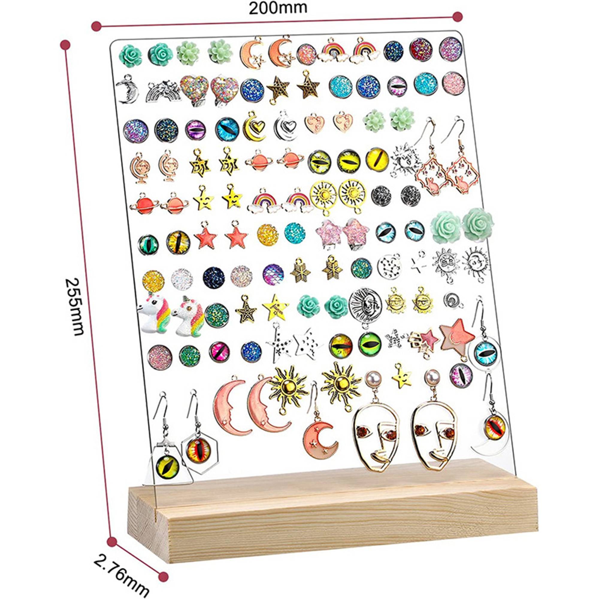 Clear Acrylic Enamel Pin Display Stand 5