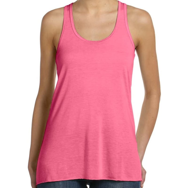 Bella Ladies Flowy Racerback Tank 21