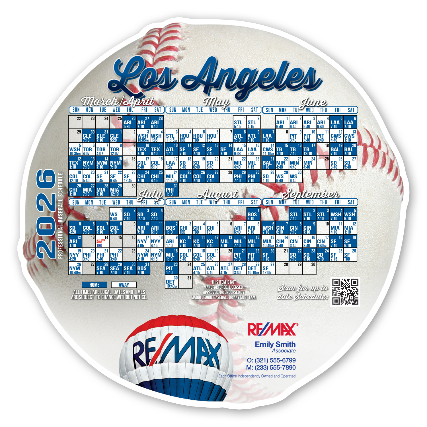 Baseball Schedule 1