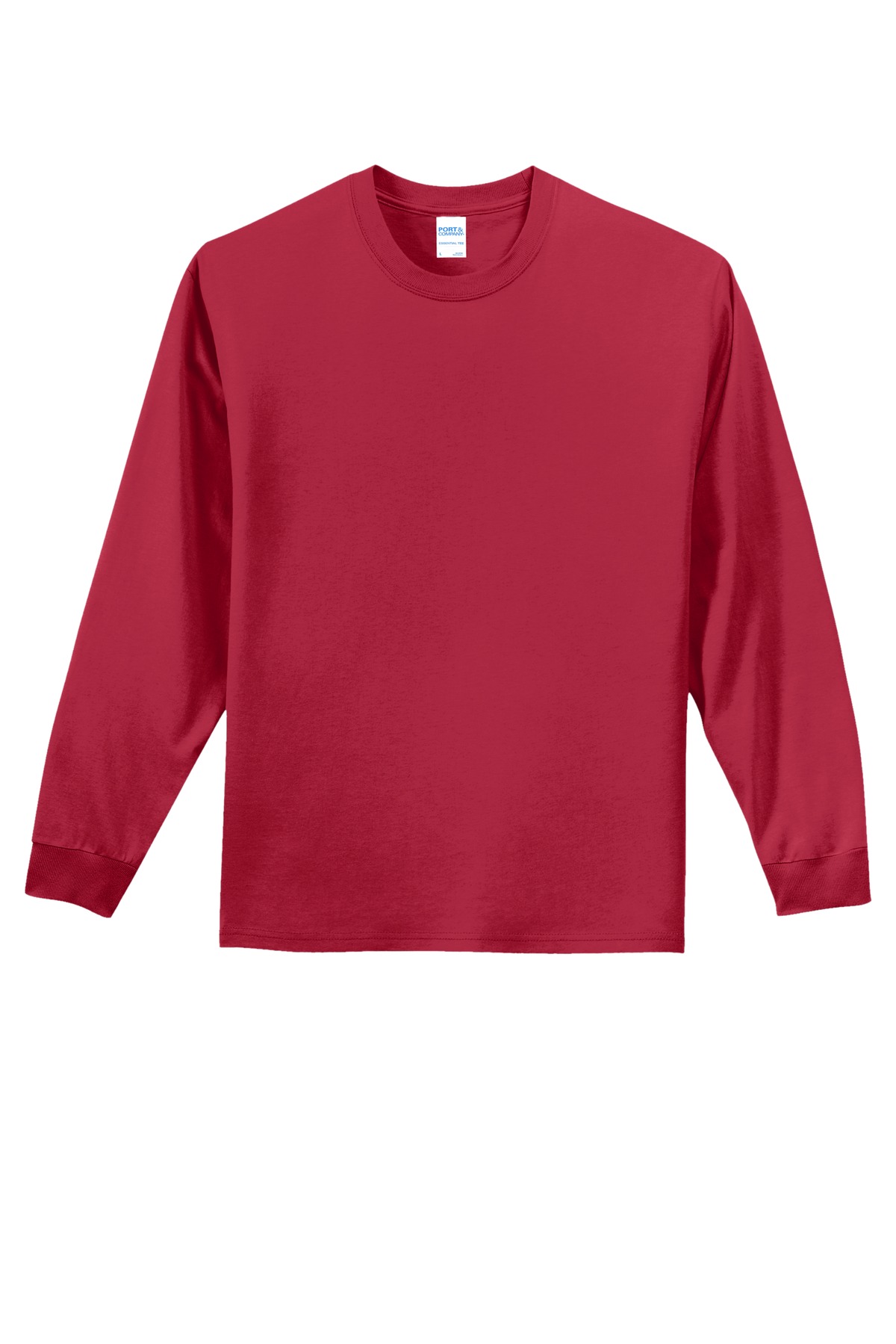 Port & Co Long Sleeve Essential Tee. PC61LS 102