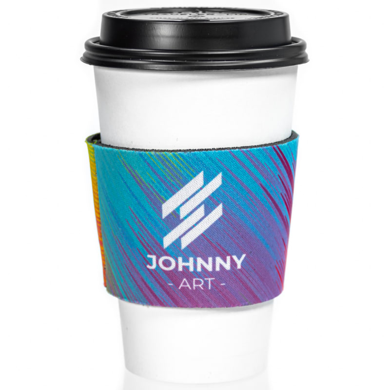 Fluorescent Neon Foam Collapsible Coffee Wraps 4