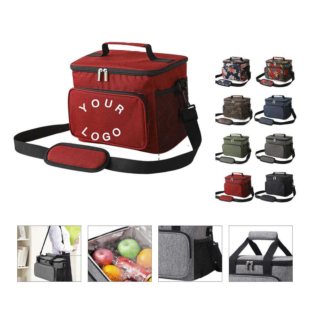 10L Insulated Cooler Bag with Strap for Travel Picnic 1