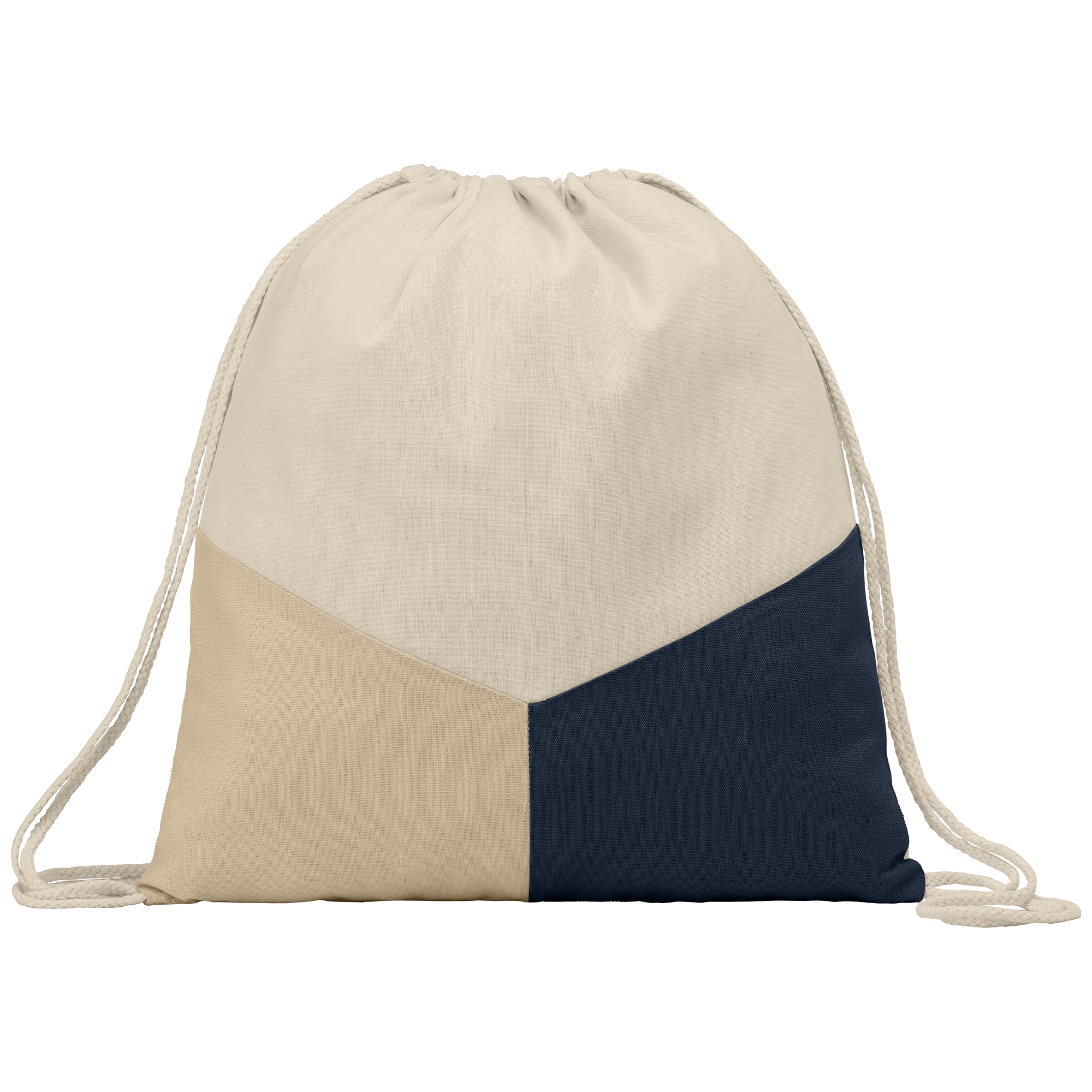 Rio™ Drawstring Bag - 5 oz. Recycled Cotton Blend with Jute