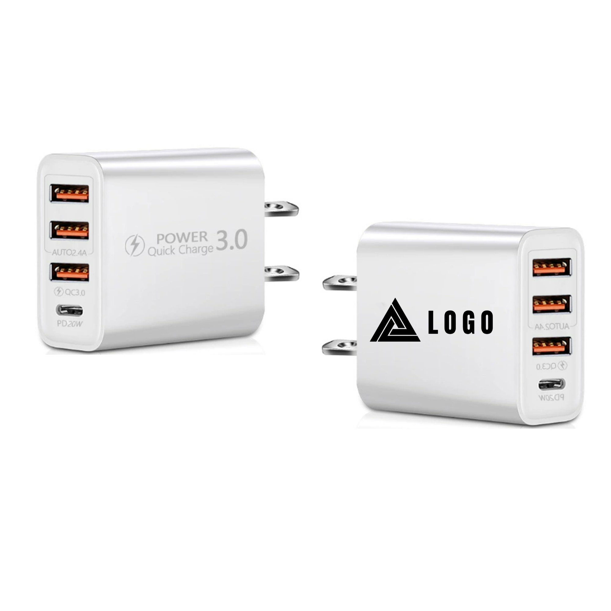 Portable 4 Port Fast Charge 2