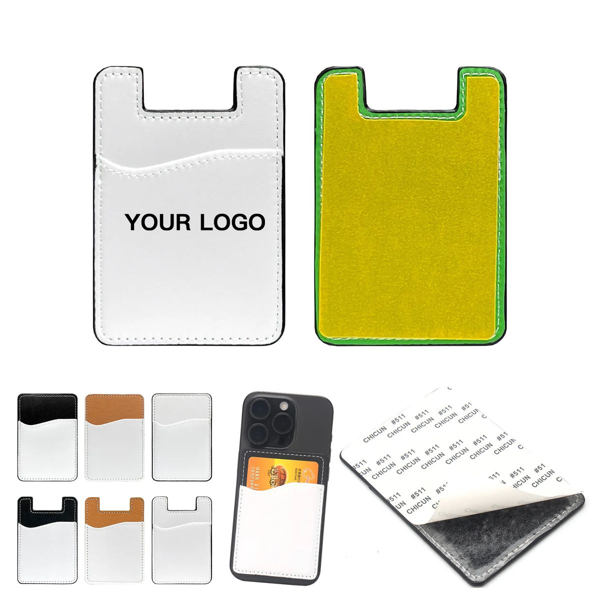 Compact PU Leather Phone Wallet for Cards 9