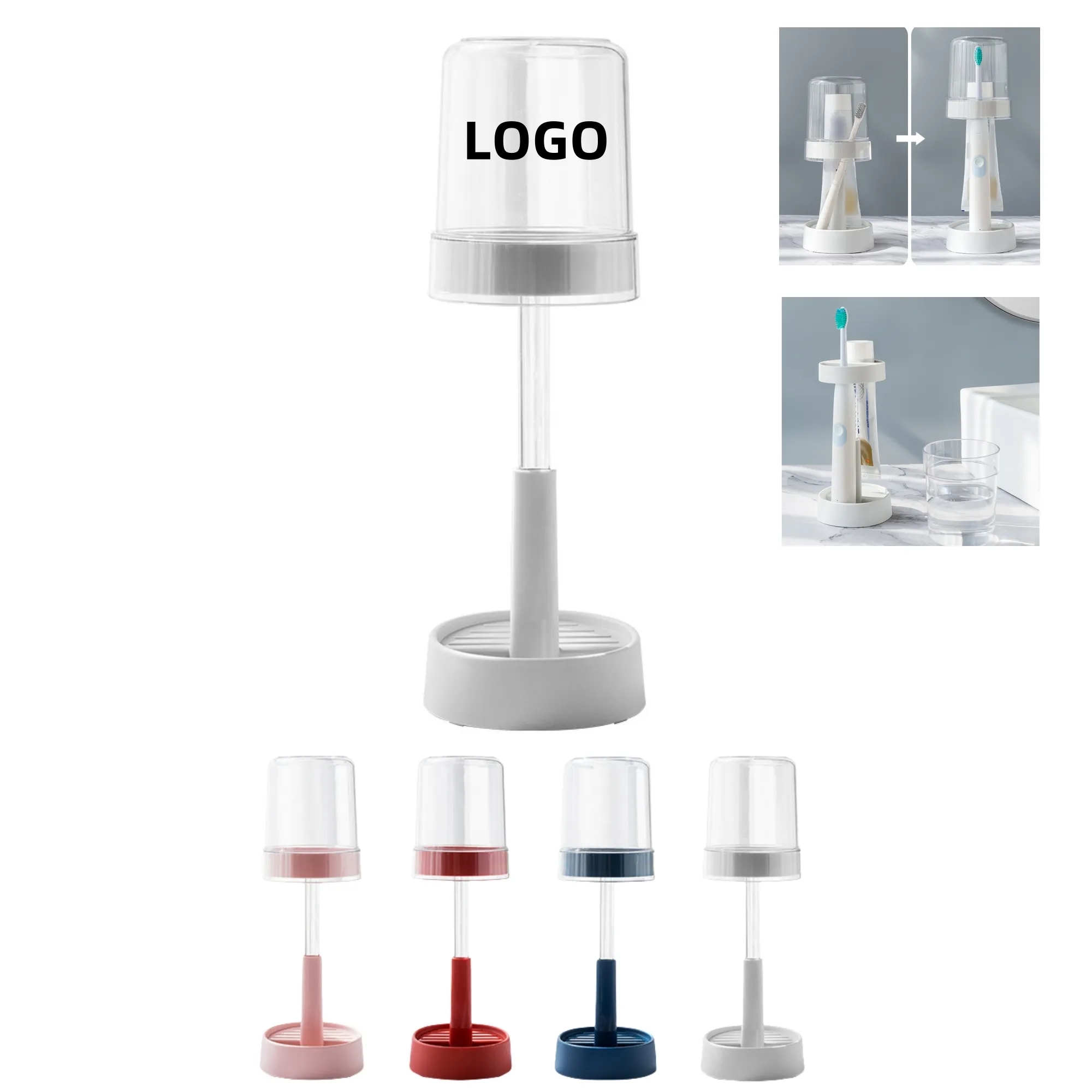 Multi-Functional Toothbrush Holder 2
