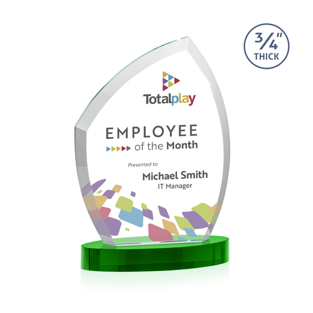 Daltry VividPrint™ Award on Alberton Base - Green 11