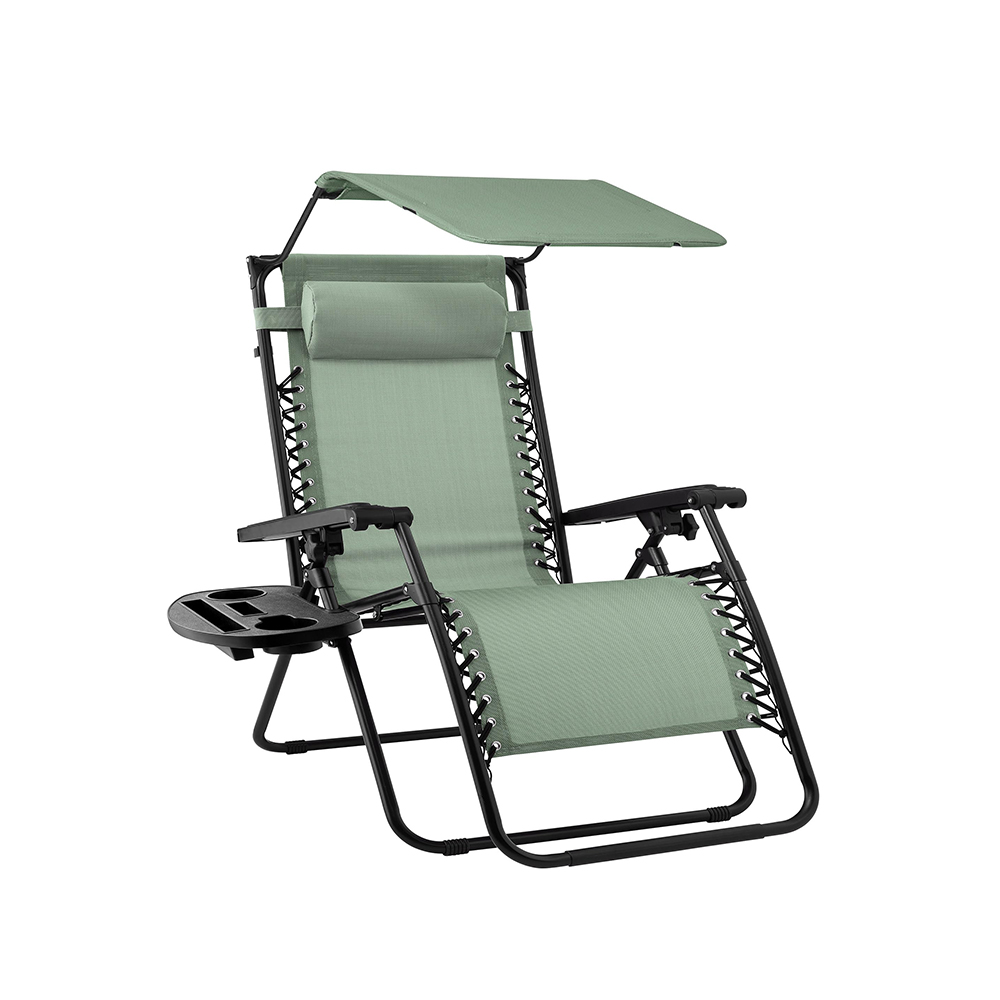 Zero Gravity Lounger with Canopy Shade 13
