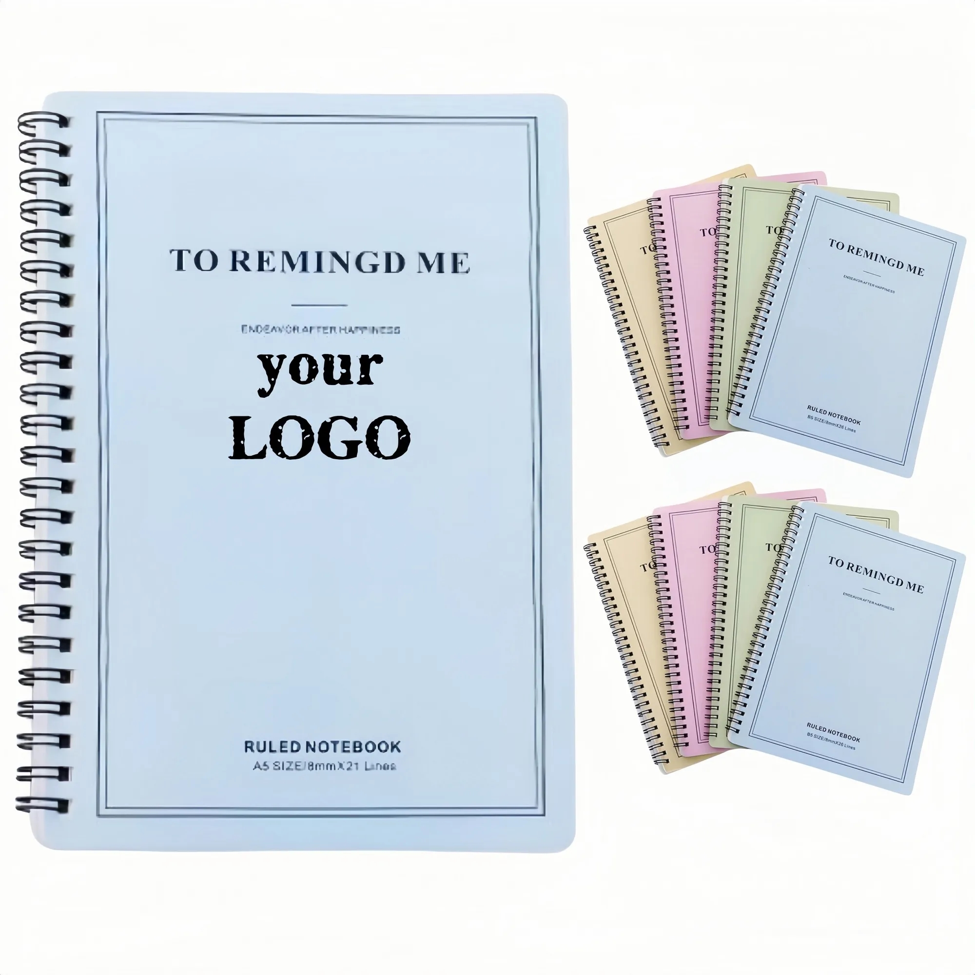 Coil - bound notebook, suitable for students' study and offi