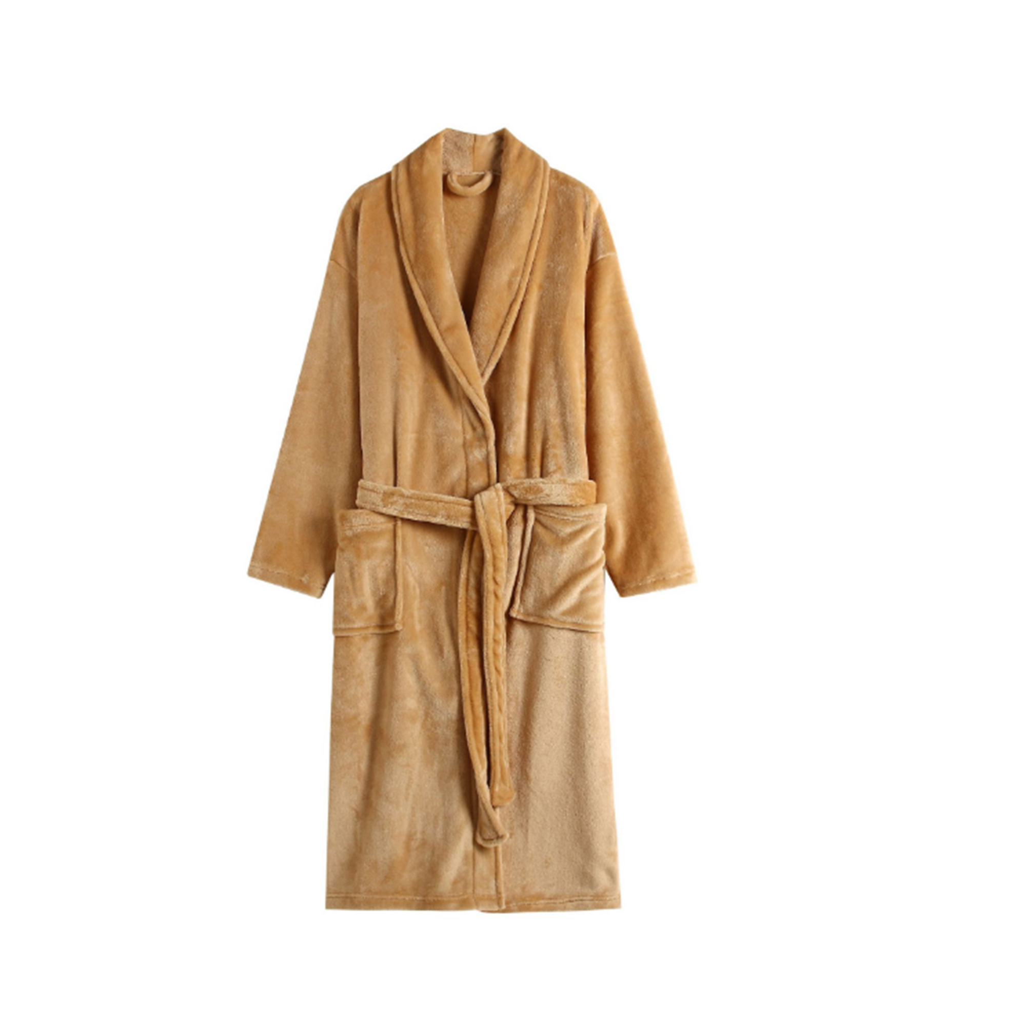 MOQ 25 PCS Soft Long Flannel Nightgown Bathrobe 16