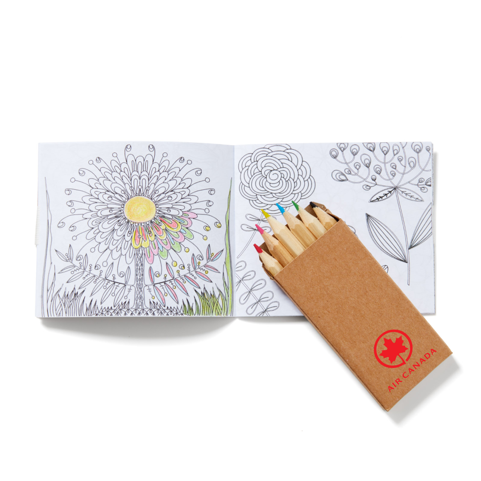 Flowers Adult Coloring Book To Go 3