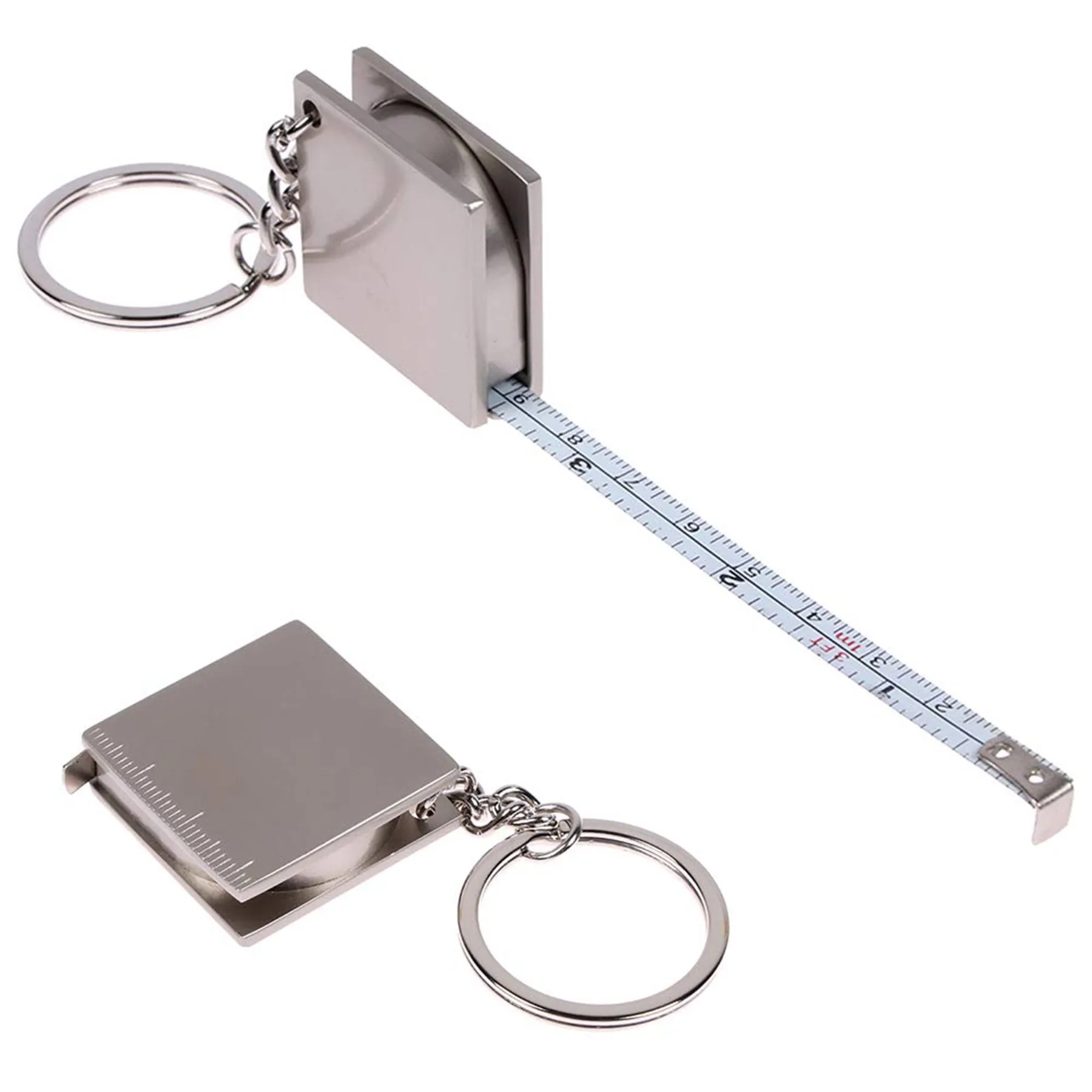 Compact Retractable Tape Measure Keychain 3