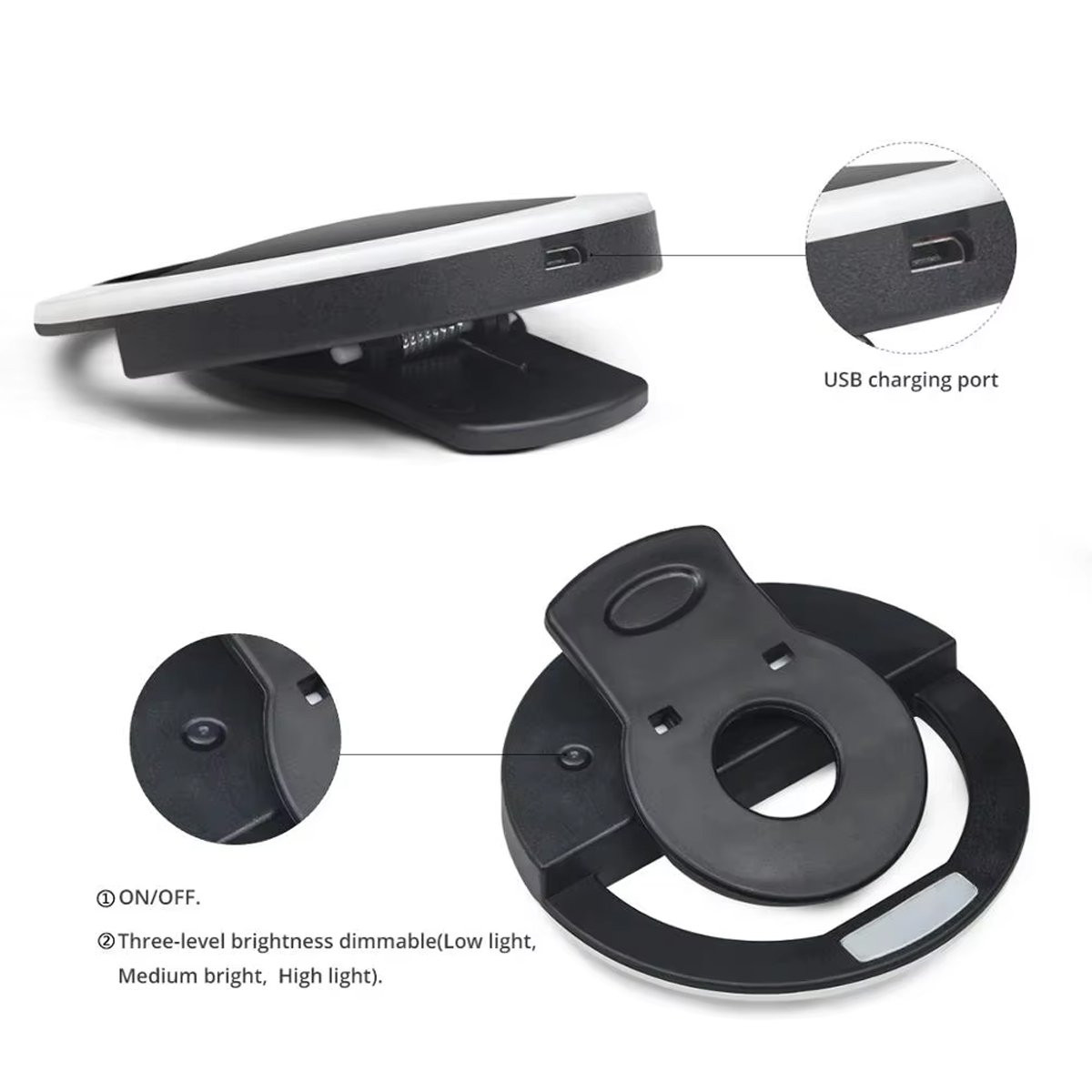 Clip On Selfie Ring Light 9