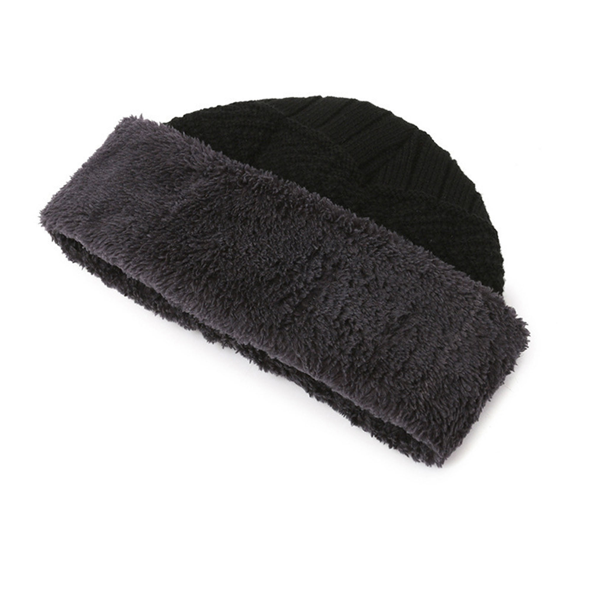 Slouchy Beanie, Scarf & Gloves Set Winter Knit Hat Combo 5