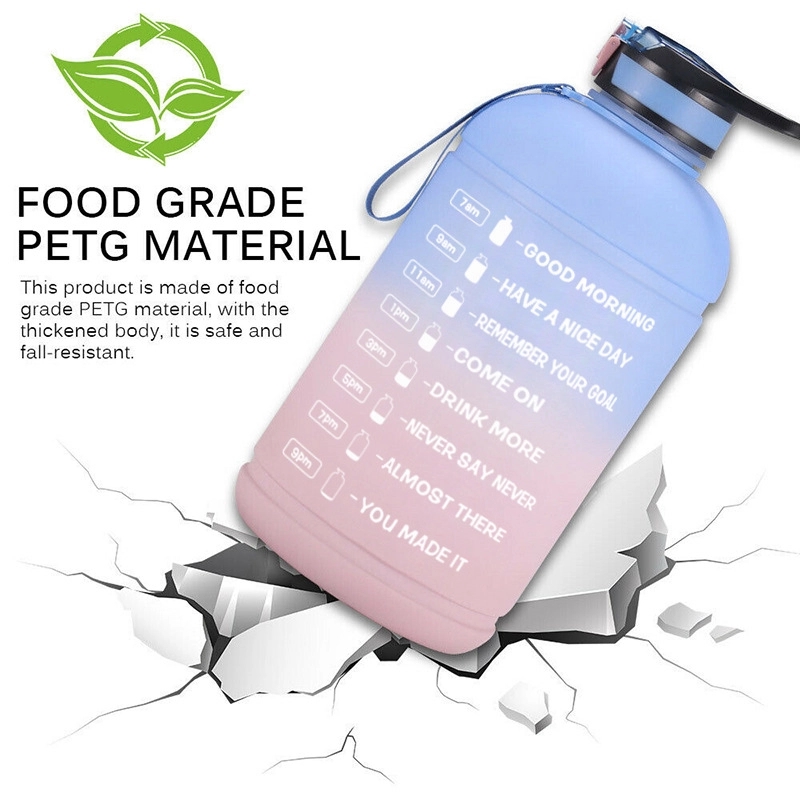 Custom 1 Gallon Water Bottle With Time Marker 4