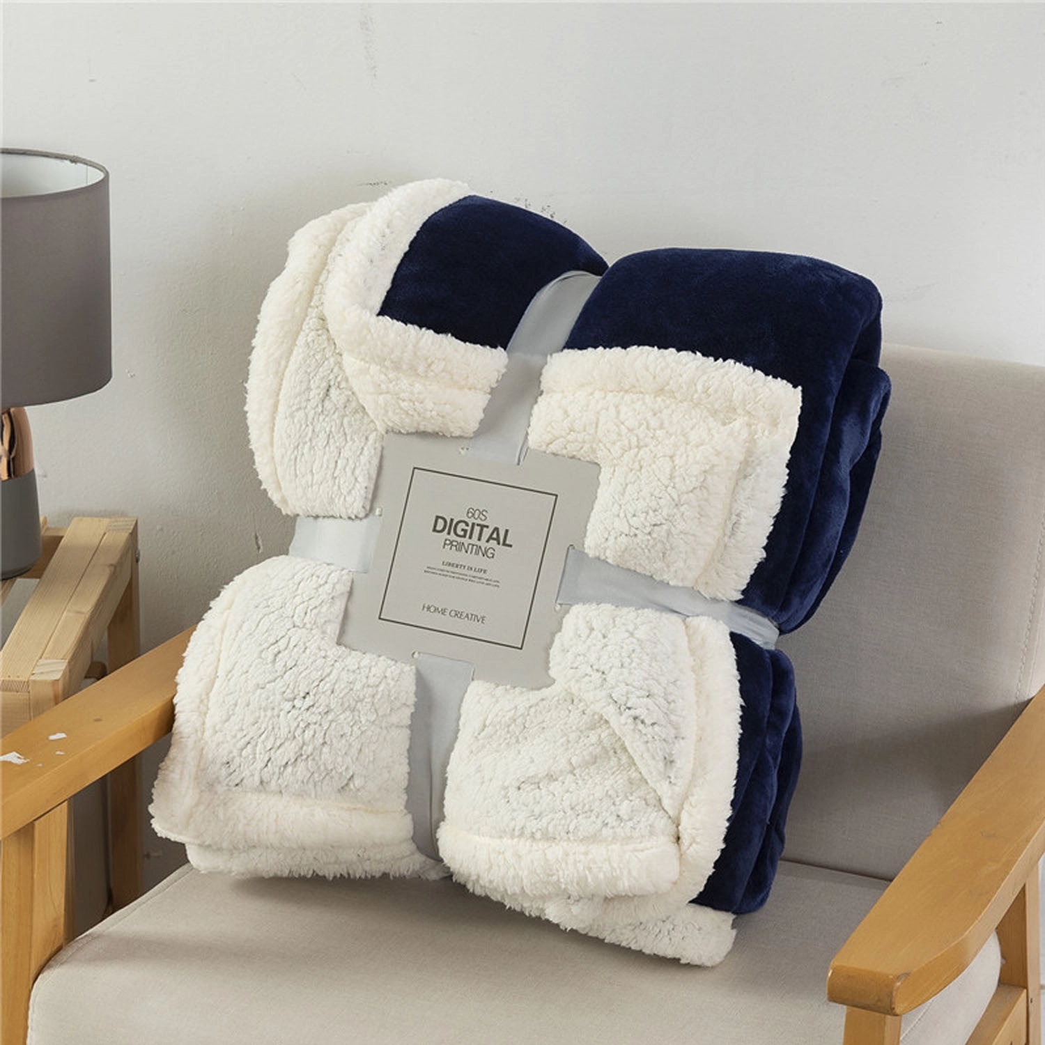 Thick Fuzzy Warm Soft Sherpa Fleece Throw Blanket 5