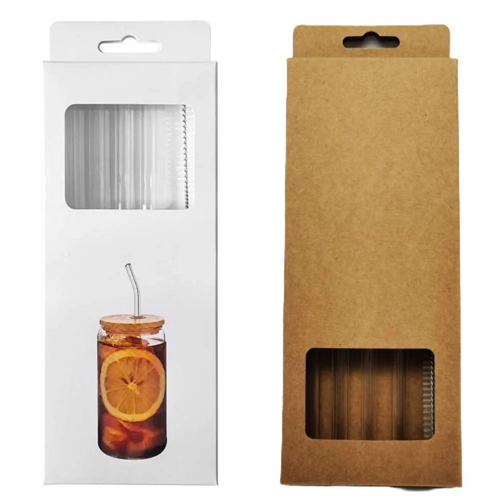 Reusable Drinking Glass Straws 2
