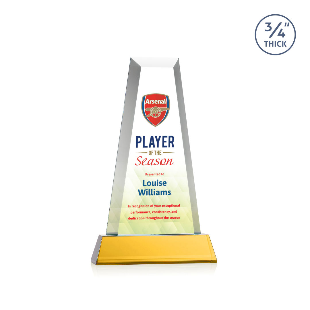 Imperial VividPrint™ Award on Newhaven Base - Amber 12