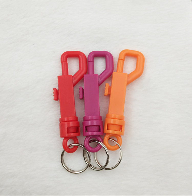 Plastic Bolt Snap Hook Key Holders 2