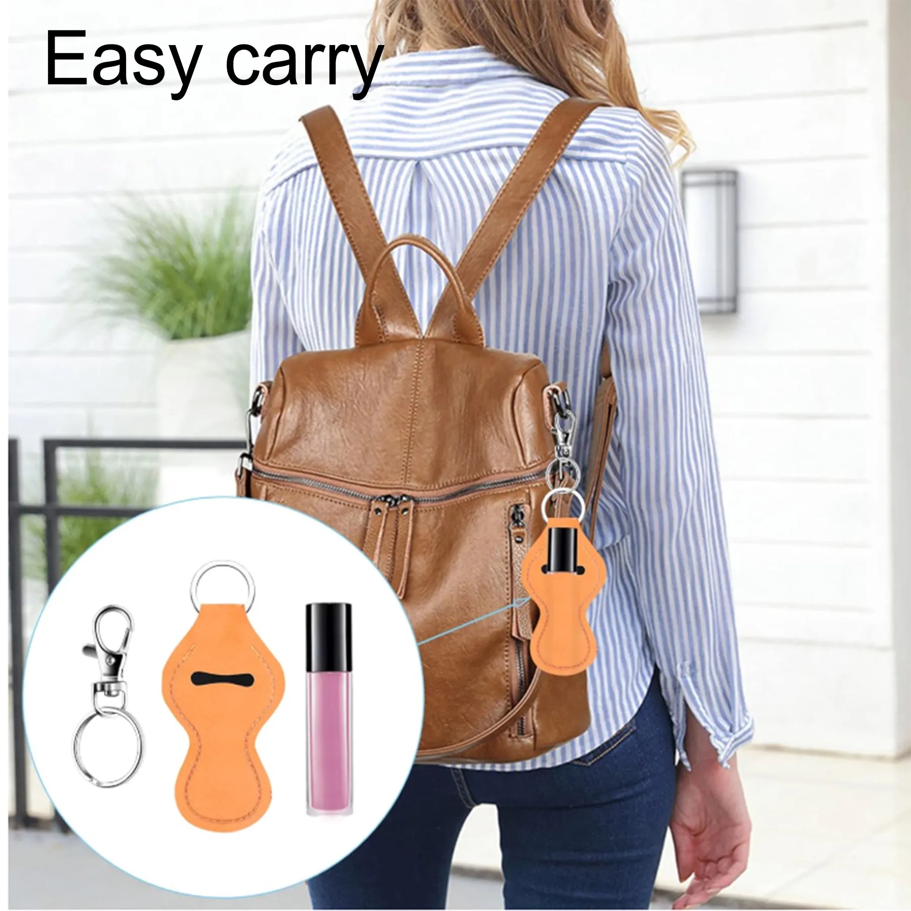 Portable Lip Balm Lipstick Sleeve Pouch 3
