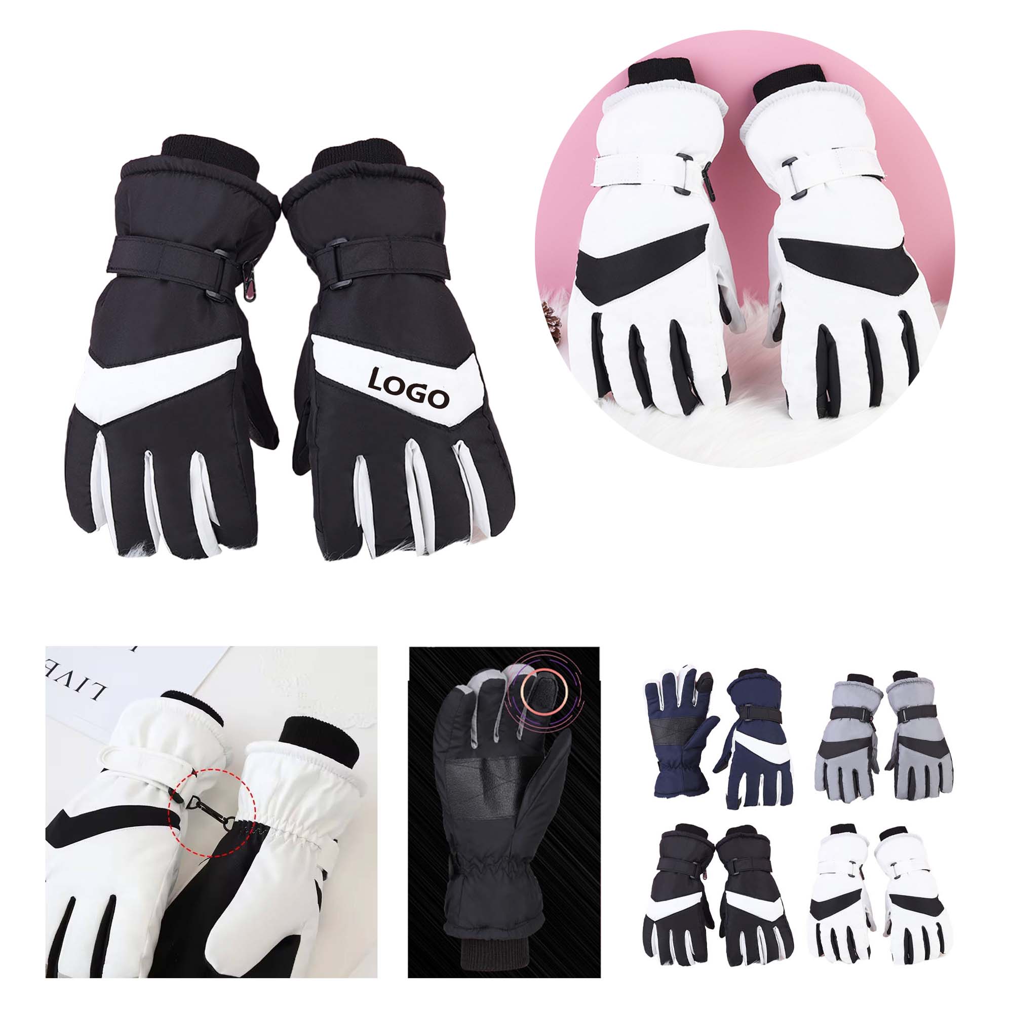 MOQ 30 pcs Outdoor Winter Gloves 2