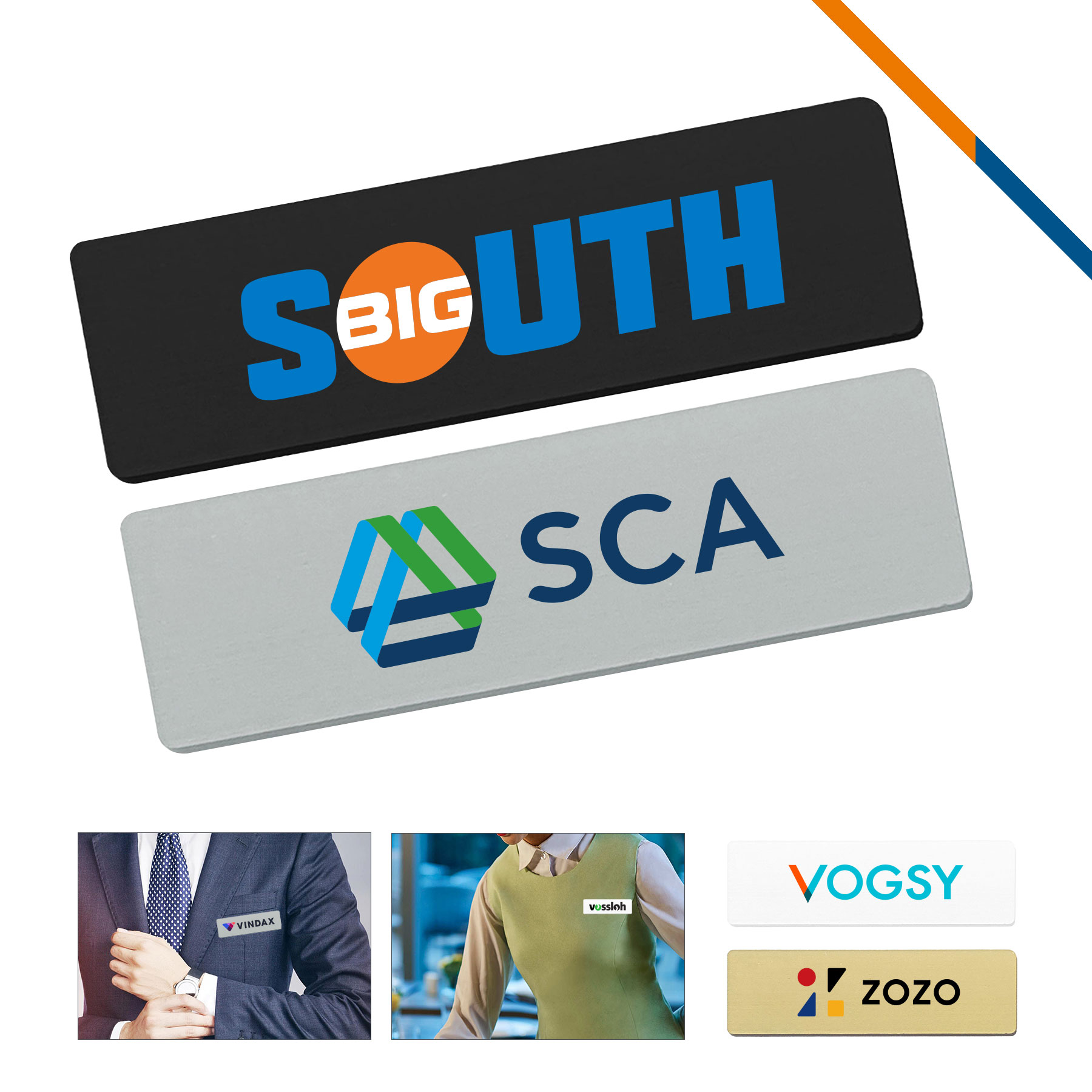 Lyno Plastic Name Badge 3