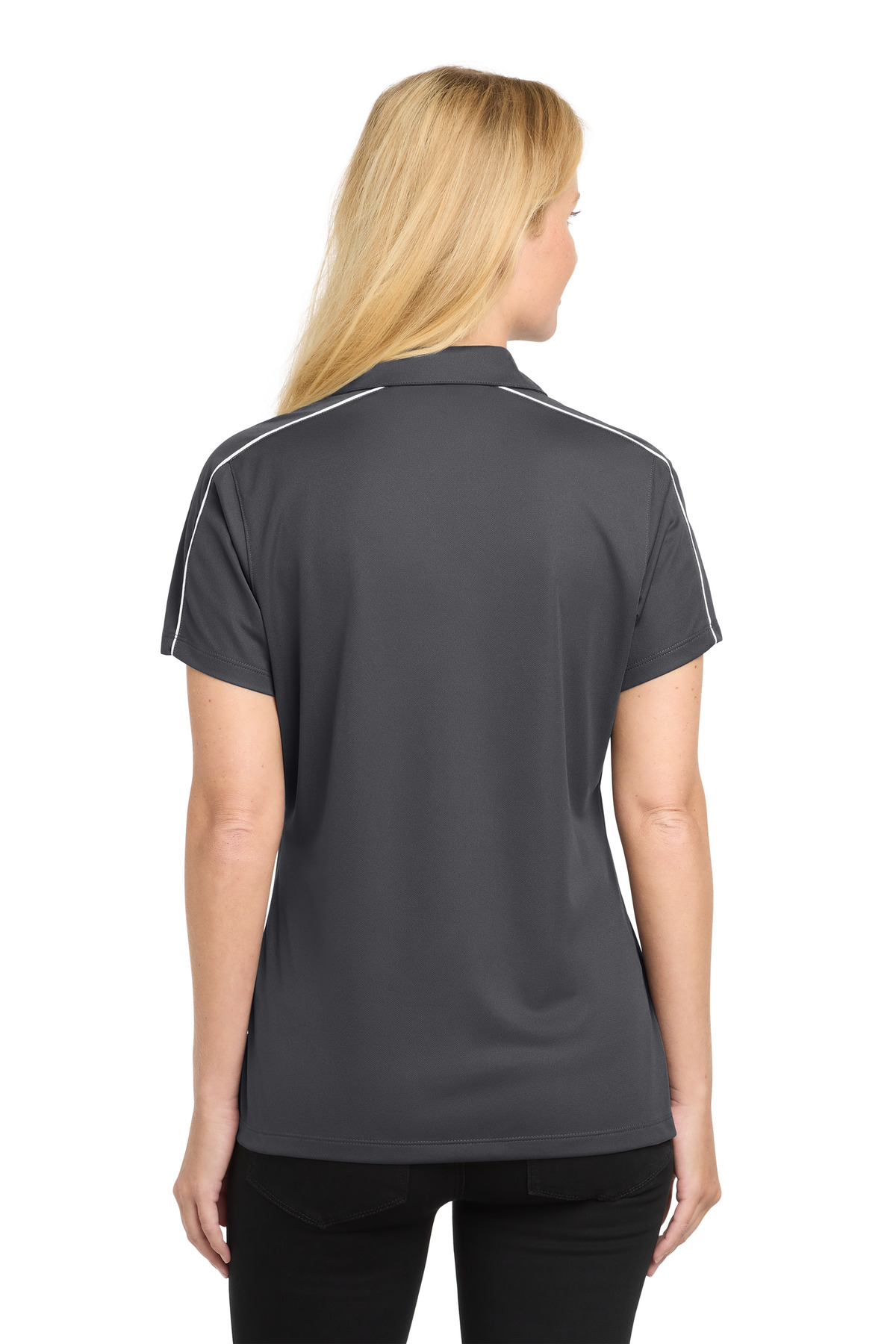 Sport-Tek Women's Micropique Sport-Wick Piped Polo. LST653 29