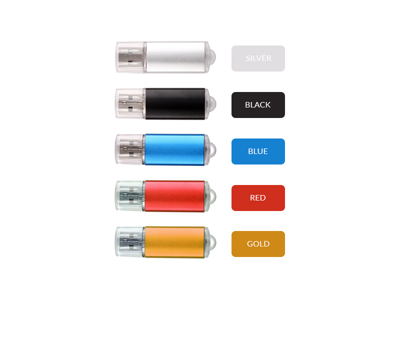 Silver Mini USB Flash Drive 6