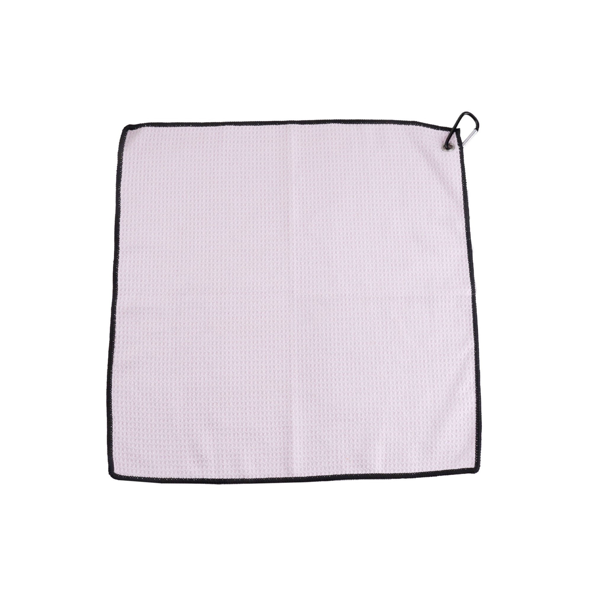 Twelve Inch By Twelve Inch Waffle Microfiber Golf Towel With Grommet 10