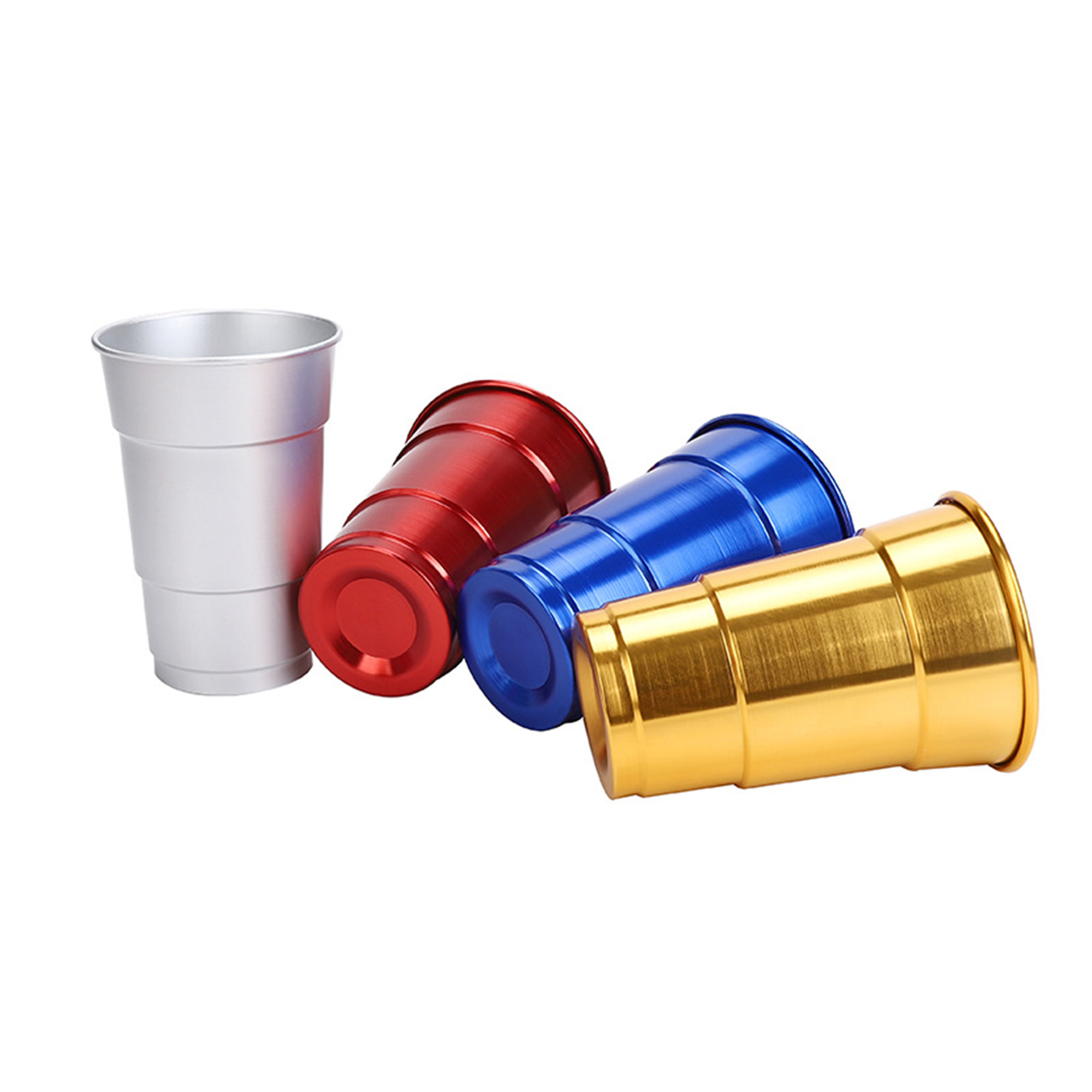 16oz Colorful Metal Party Cup 1